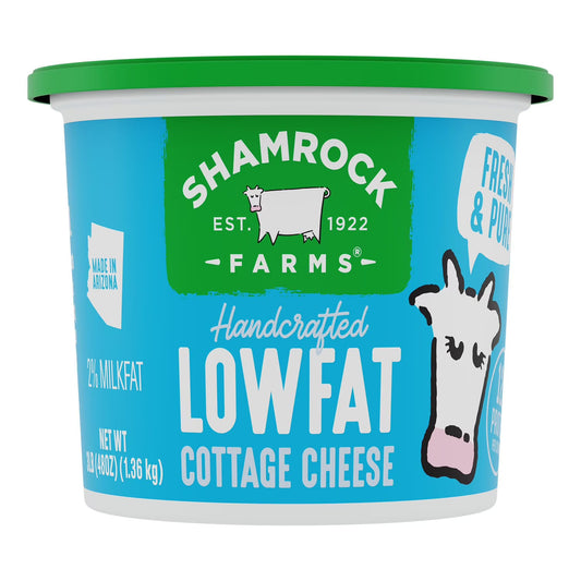 Shamrock Farms Low Fat Cottage Cheese, 3 lbs
