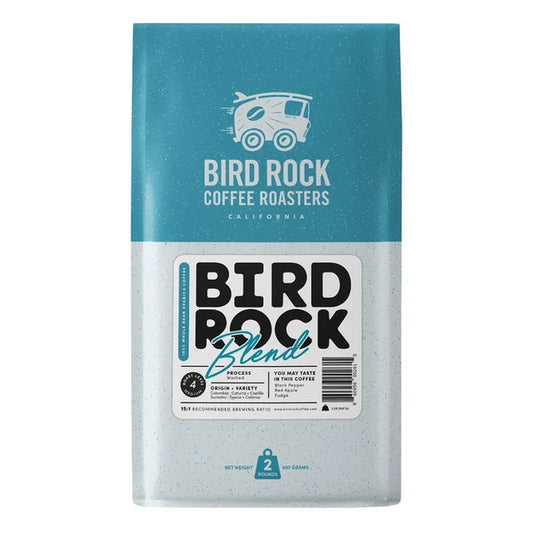 Bird Rock Coffee, Bird Rock Blend, Whole Bean, 2 lbs