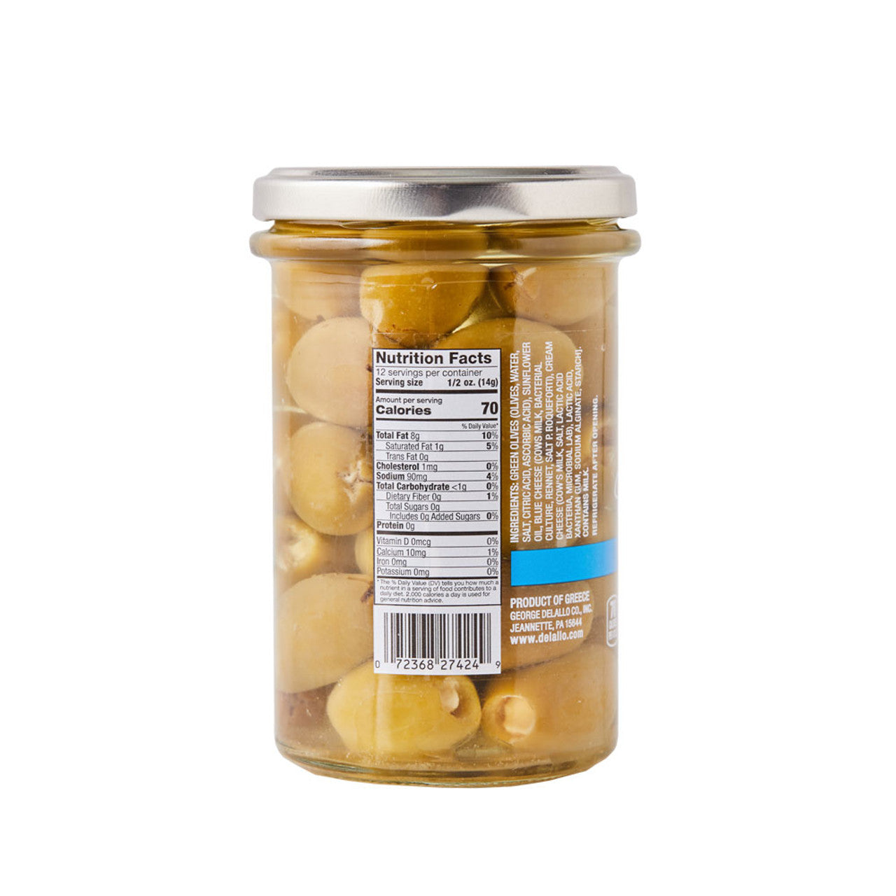 Delallo Blue Cheese Stuffed Olives