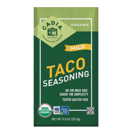 Cadia Organic Taco Seasoning Mild, 1 oz