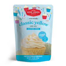 Miss Jones Baking Co Gluten Free Classic Yellow Cake Mix, 19 oz
