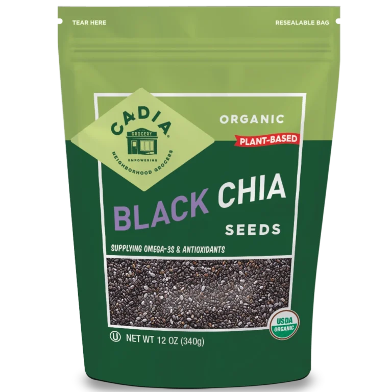 Cadia Organic Black Chia Seeds, 12 oz