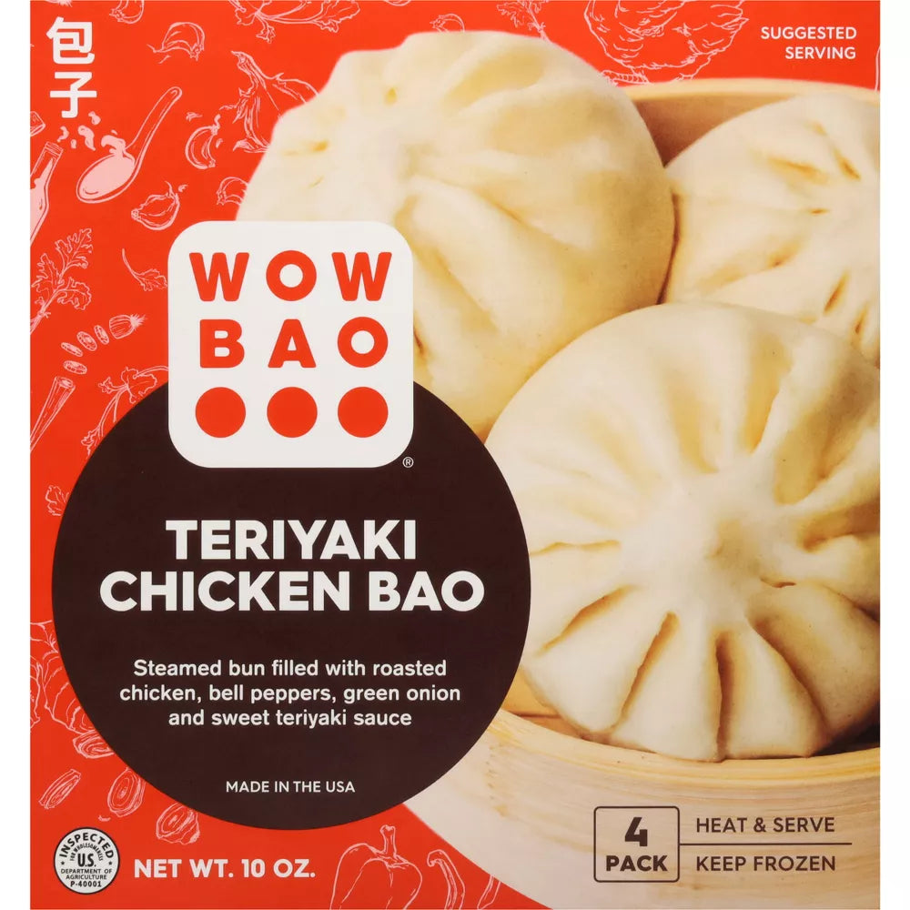 Wow Bao Frozen Teriyaki Chicken, 4 Count