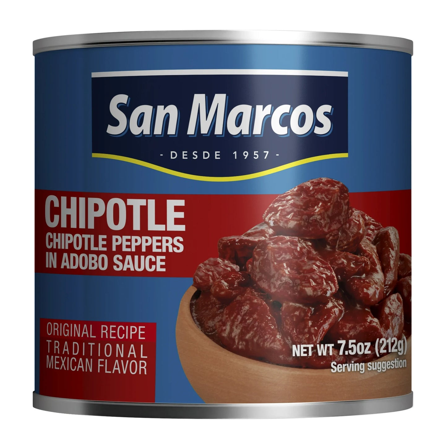 San Marcos Chipotle Peppers, 7.5 oz