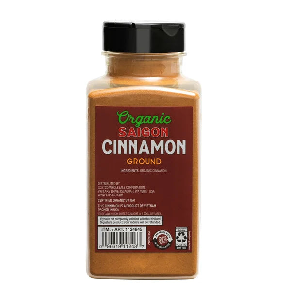 Kirkland Signature Organic Ground Saigon Cinnamon, 10.7 oz