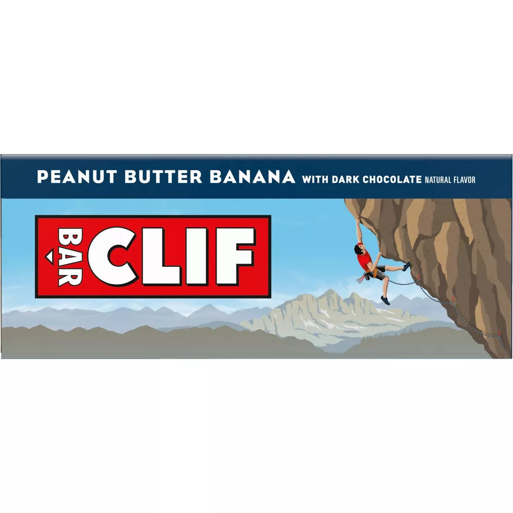 CLIF Bar Peanut Butter Banana with Dark Chocolate, 5 Count