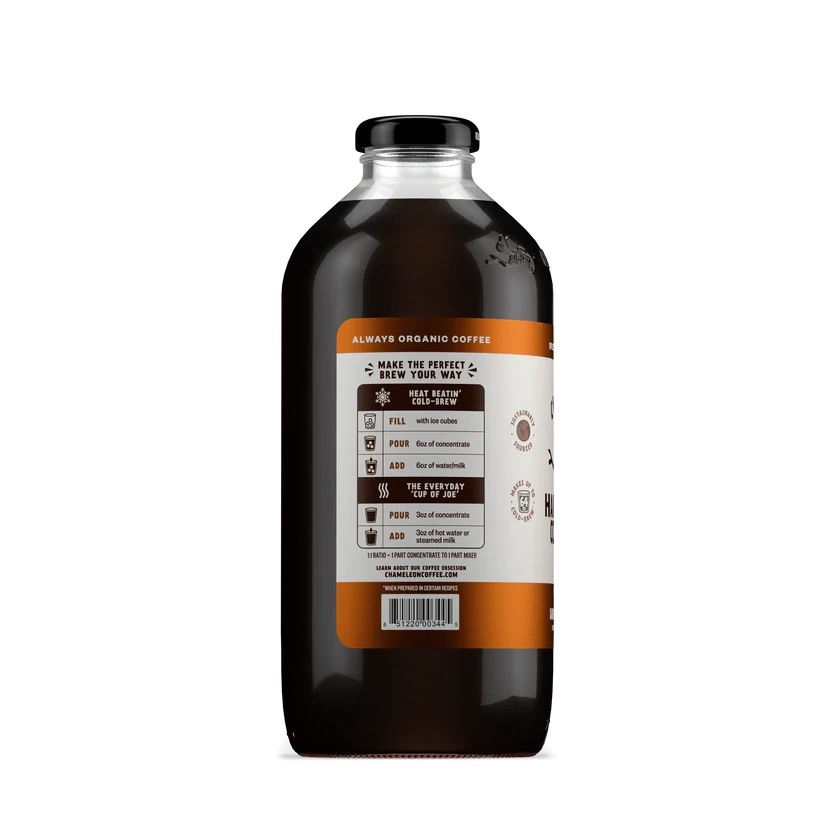 Chameleon Dark Chocolate Mocha Cold Brew Concentrate, 32 oz