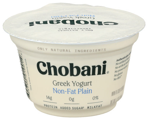 Chobani® Greek Yogurt Nonfat Plain 5.3oz