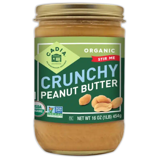 Cadia Organic Crunchy Peanut Butter, 16 oz