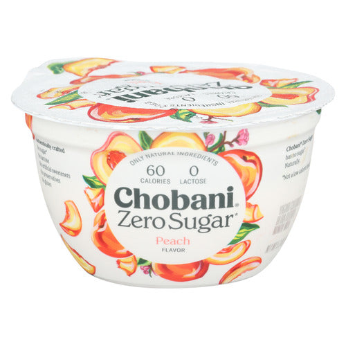 Chobani® Zero Sugar* Peach 5.3oz