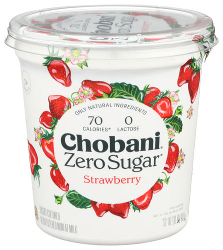 Chobani® Zero Sugar* Strawberry 32oz