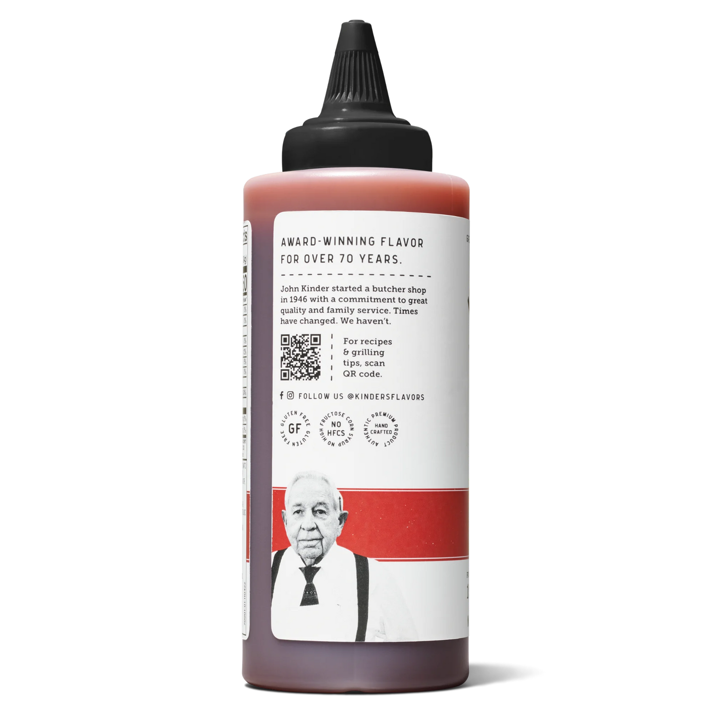 Kinder's Hot BBQ Sauce, 15.5 oz