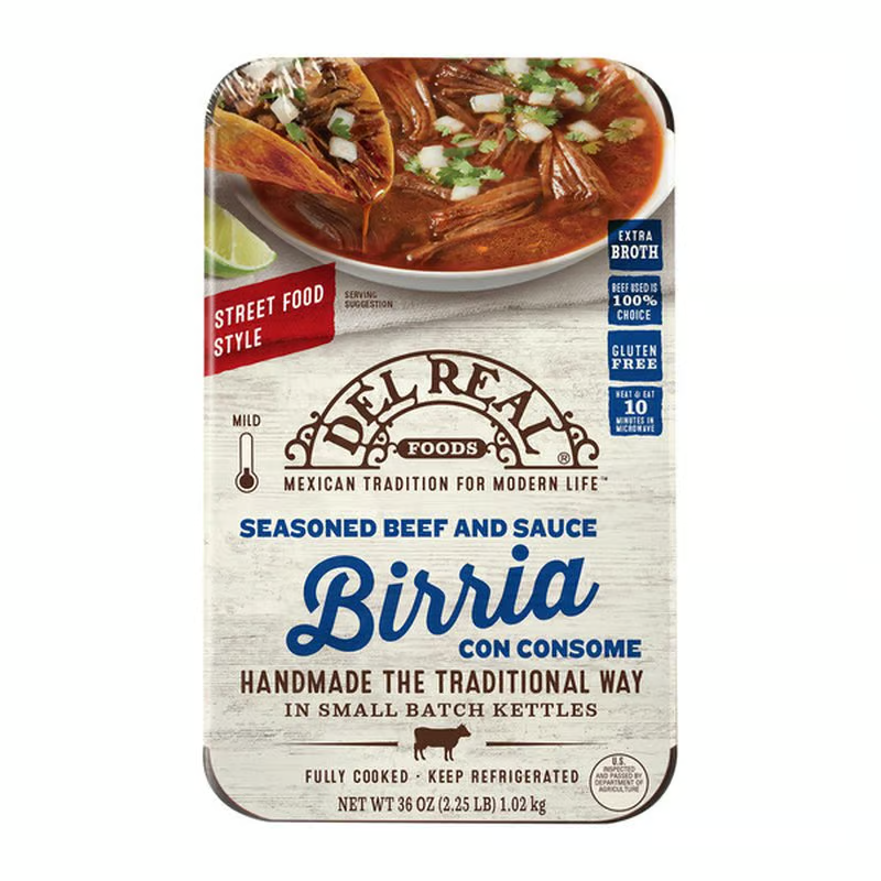 Del Real Foods Beef Birria, 36 oz