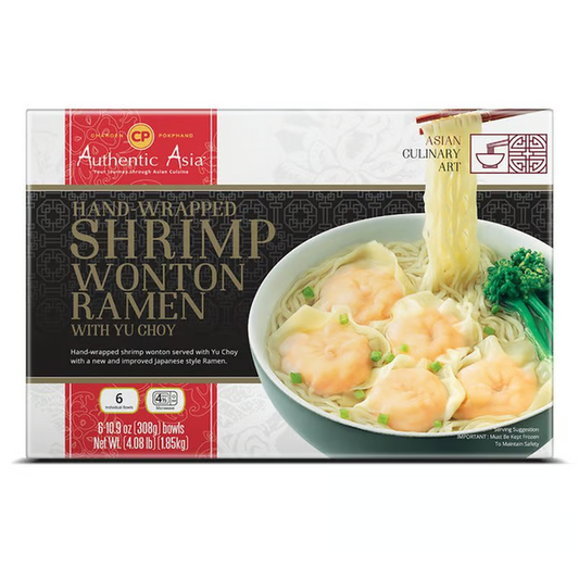 CP Authentic Asia Shrimp Wonton Ramen, 6 Count