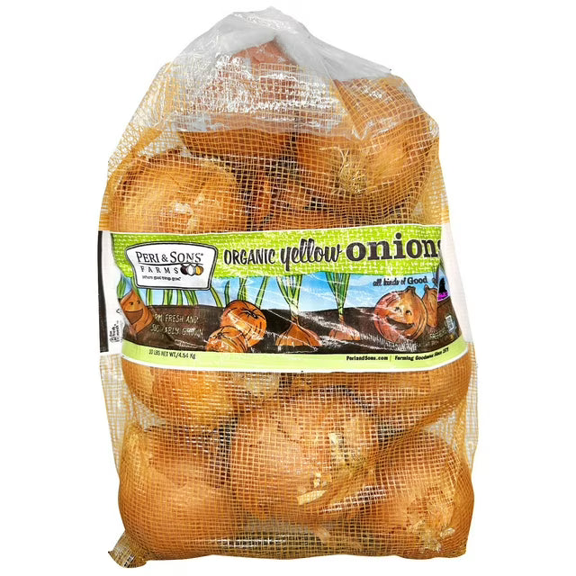Organic Yellow Onions, 5 lbs