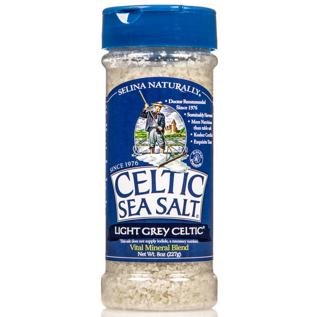 Selina Naturally Light Grey Celtic Sea Salt, 8 oz