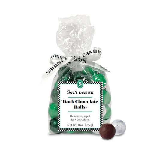 See's Candies Dark Chocolate Balls 8oz