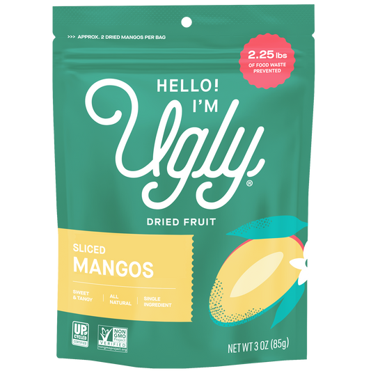 Hello I'm Ugly Dried & Sliced Mangos, 3 oz