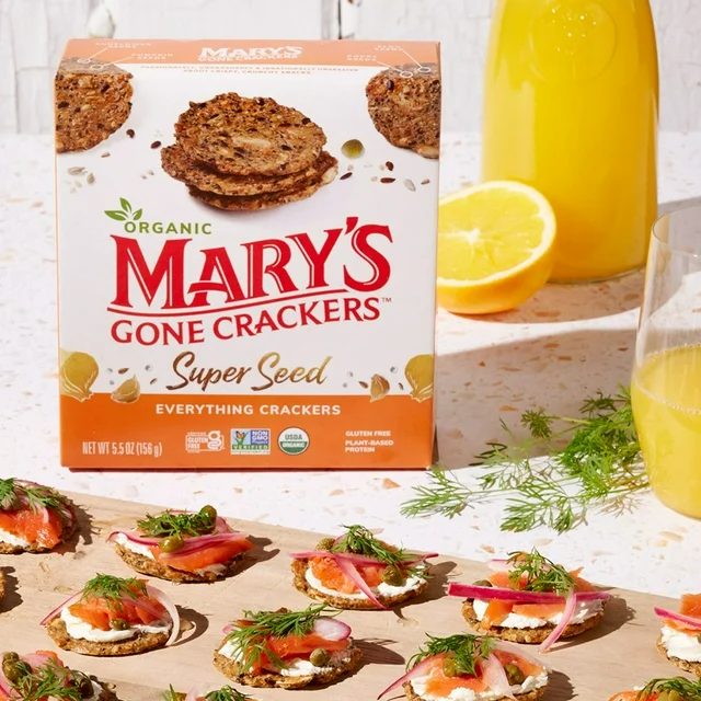 Mary's Gone Crackers® Organic Super Seed Everything Crackers, 5.5 oz