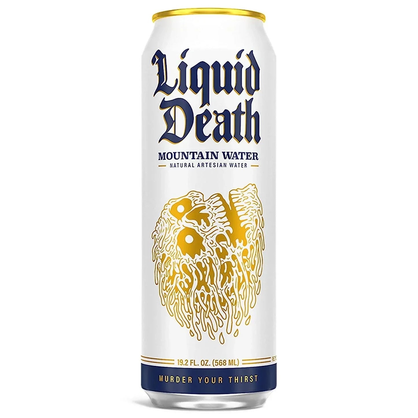 Liquid Death Mountain Water King Size Cans, 8 Count