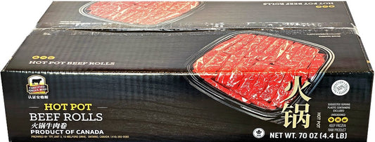 Hot Pot Beef Chuck Rolls, 4.4 lbs