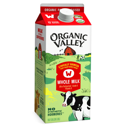 Organic Valley Whole Milk, 64 oz