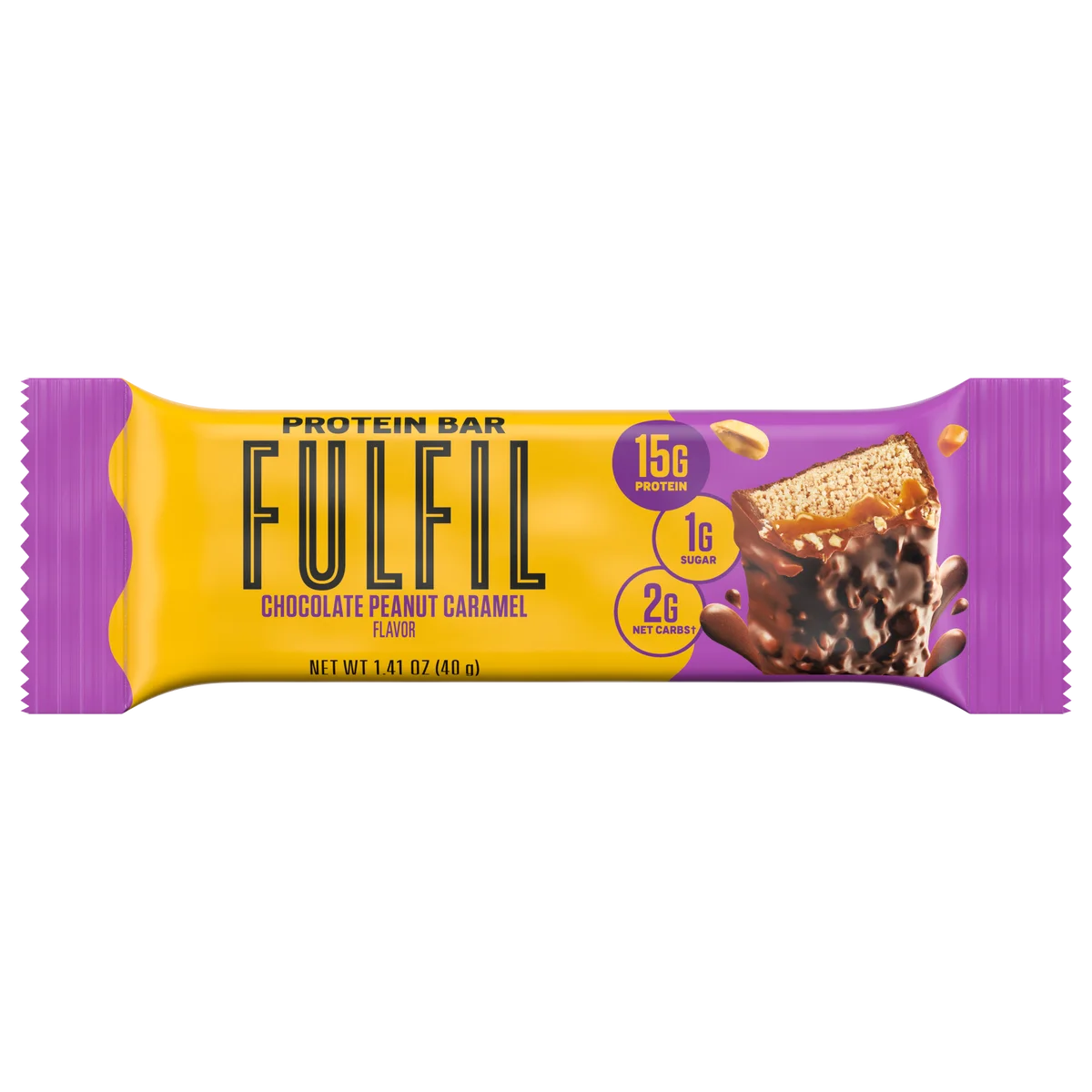 FULFIL Protein Bar, Variety Pack, 1.41 oz, 18-count