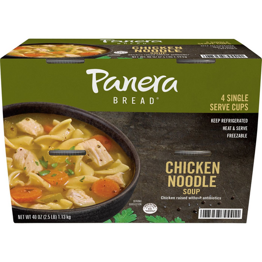 Panera Bread Chicken Noodle Soup, 10 oz, 4-count