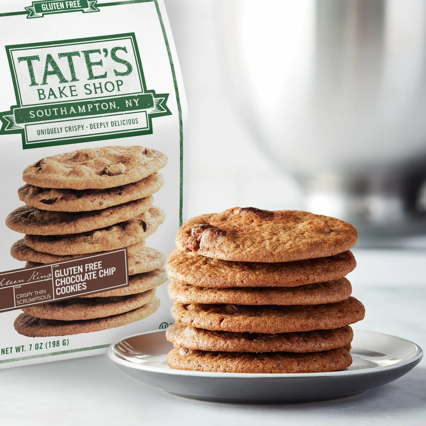 Tate's Bake Shop Gluten Free Chocolate Chip Cookies, 7 oz