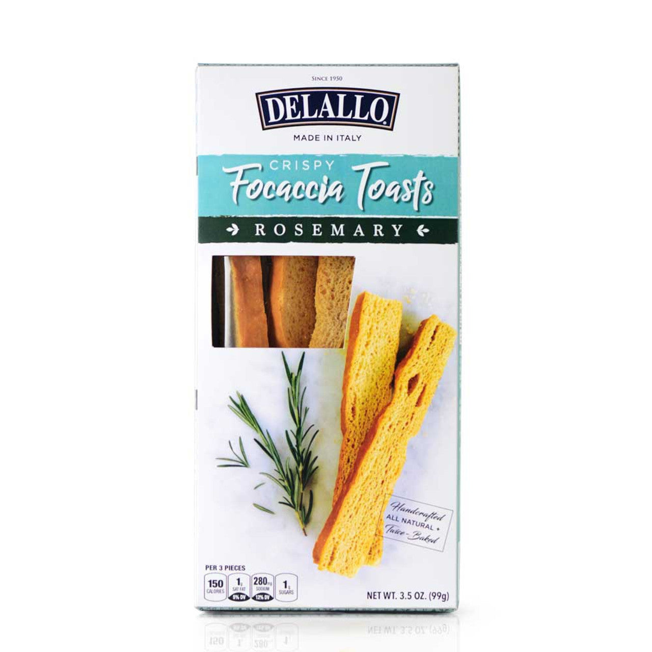 DeLallo Focaccia Toasts Rosemary