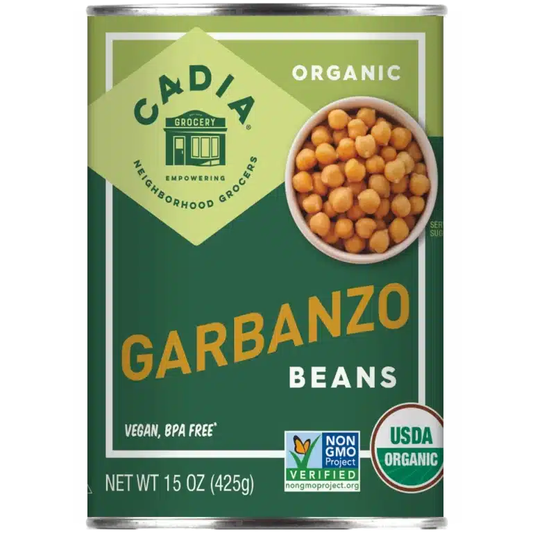 Cadia Organic Garbanzo Beans, 15 oz