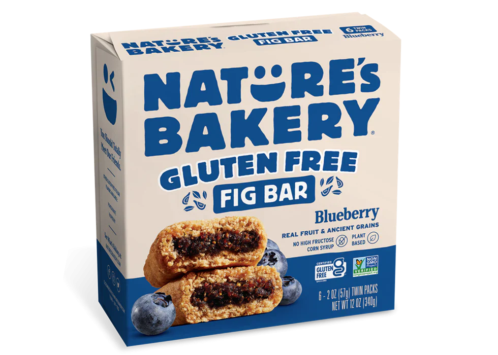 Nature's Bakery Gluten Free Blueberry Fig Bars, 6 Count