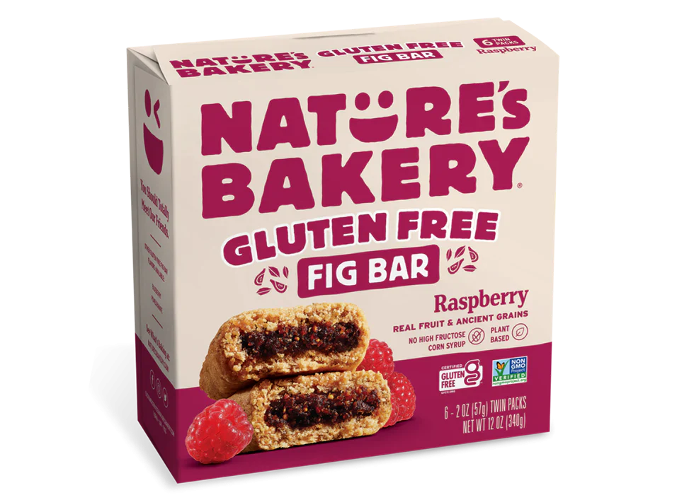 Nature's Bakery Gluten Free Raspberry Fig Bars, 6 Count