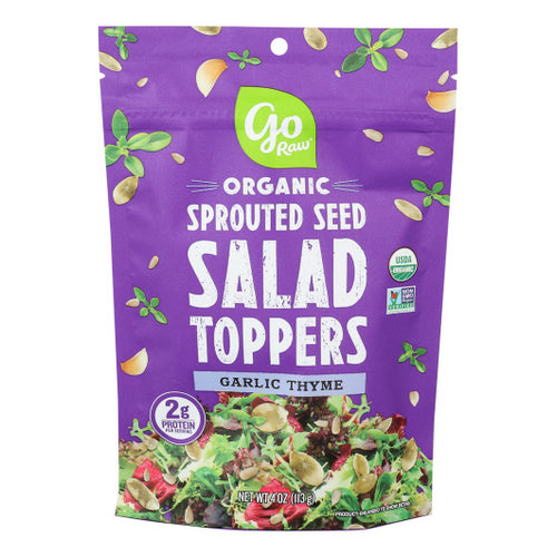 Go Raw Organic Sprouted Seed Salad Toppers Garlic Thyme, 4 oz