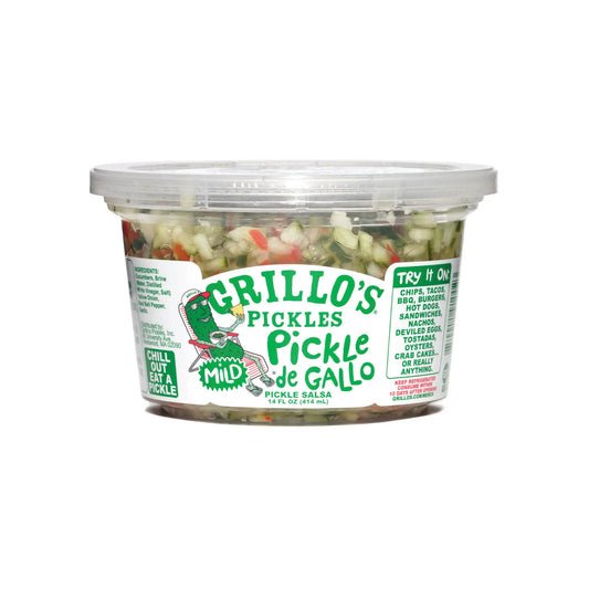 Grillo's Pickles Mild Pickle de Gallo Pickle Salsa, 14 oz