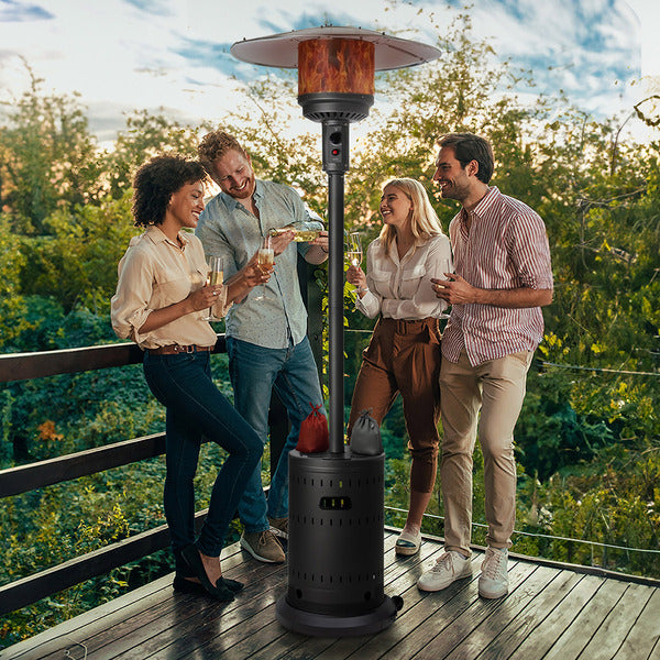 Fire Sense Propane Patio Heater, Matte Black