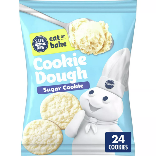 Pillsbury Sugar Cookie Cookie Dough - 16oz/24ct