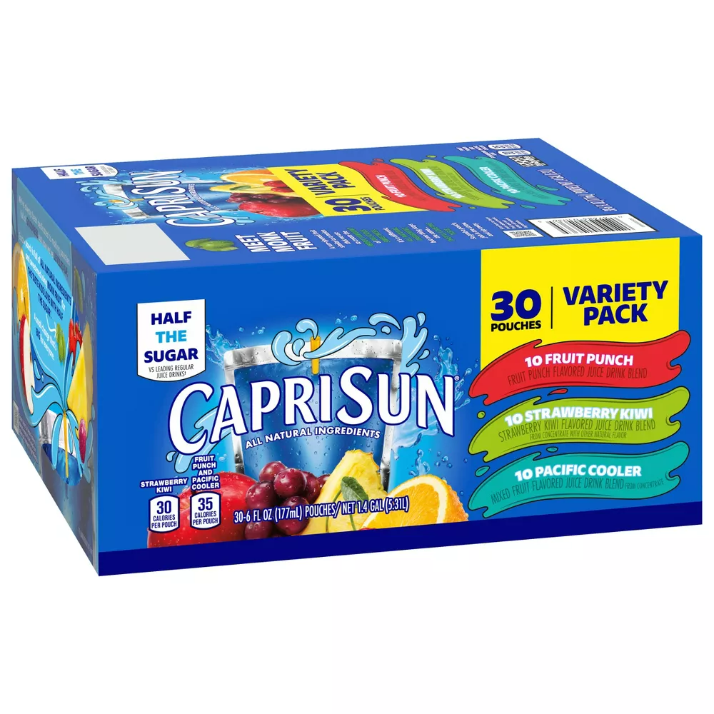 Capri Sun Variety Pack, 30 Count