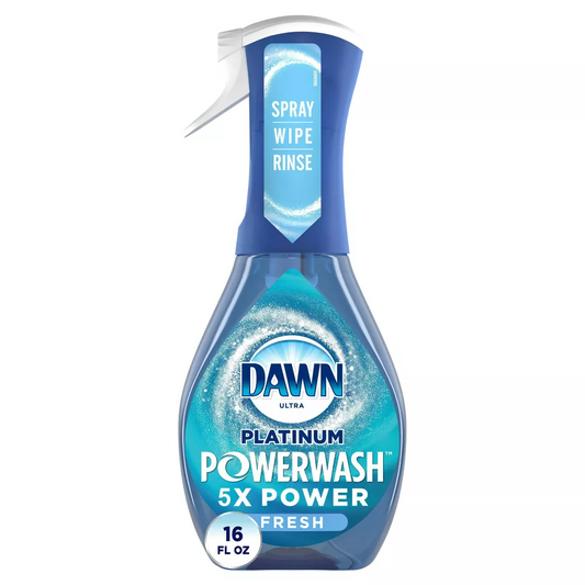 Dawn Fresh Scent Platinum Powerwash Dishwashing Liquid Dish Soap Spray - 16oz