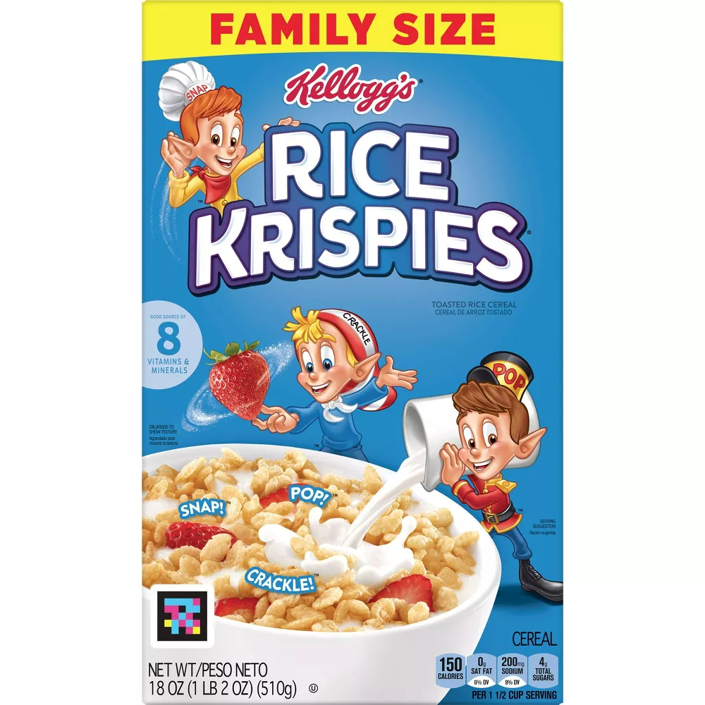 Kellogg's Rice Krispies Cereal, 18oz