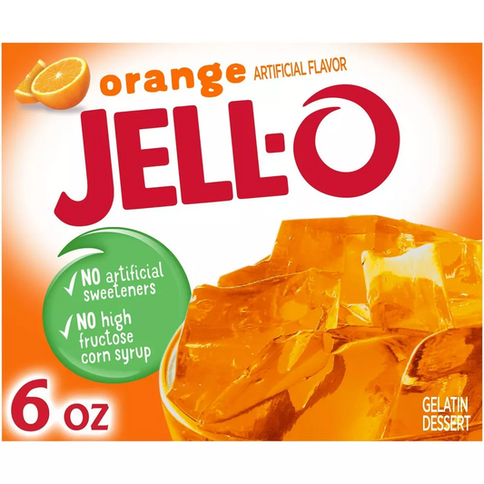 JELL-O Orange Gelatin, 6 oz