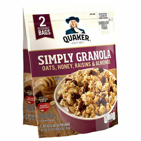 Quaker, Simply Granola, 34.5 oz, 2-Count