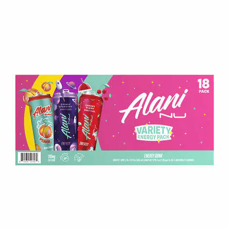 Alani Variety Pack Energy Drink 18 ct, 12 oz