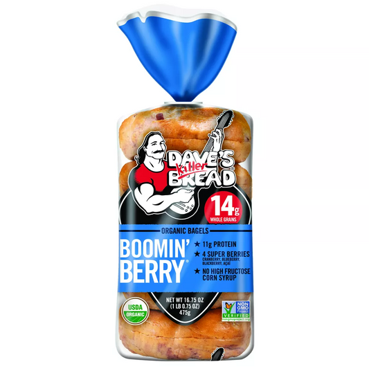 Dave's Killer Bread Organic Boomin Berry Bagels, 16.75oz