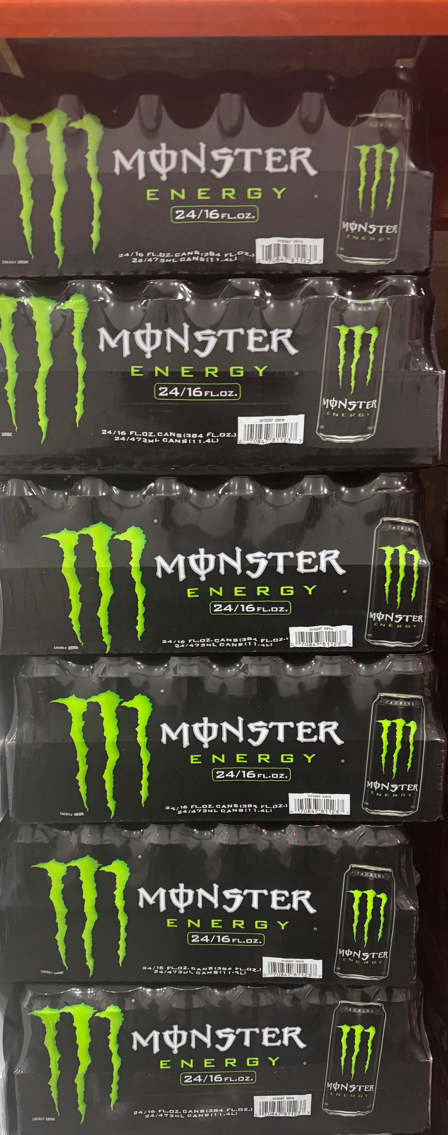 Monster Energy Drink Original 24 ct, 16 oz
