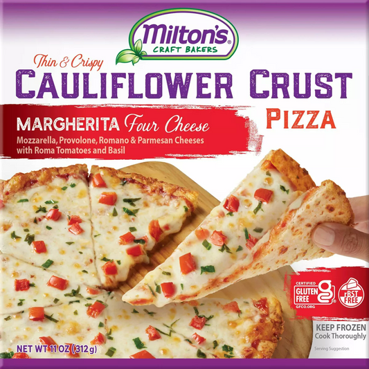 Milton's Frozen Margherita Cauliflower Crust Pizza, 11 oz