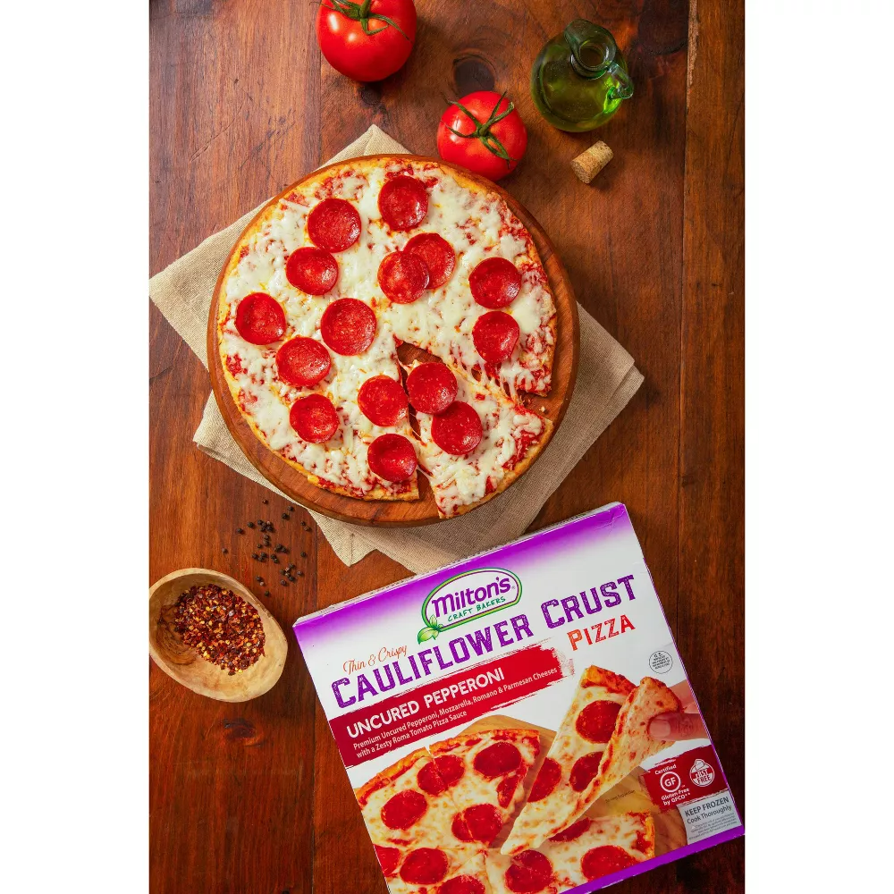 Milton's Frozen Uncured Pepperoni Cauliflower Crust Pizza - 10oz