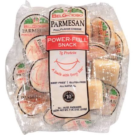 BelGioioso Cheese, Parmesan, Power-Full Snack 24 count 0.75 oz
