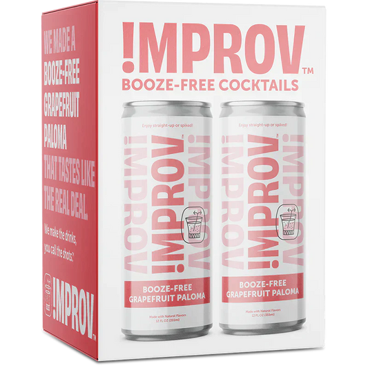 !MPROV Booze-Free Grapefruit Paloma, 4 pack