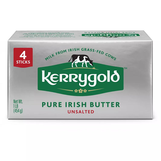 Kerrygold Pure Irish Butter Unsalted, 16 oz